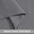 Grey Solid Blackout Curtains with Grommet